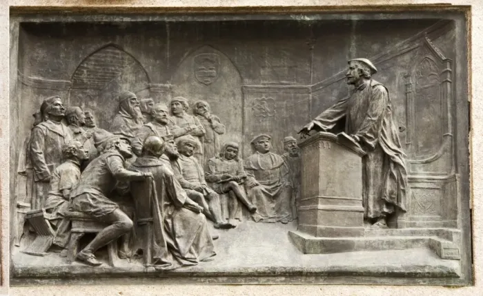 Framed Print : Giordano Bruno Teaching Print Framed Print : Giordano Bruno Teaching Print