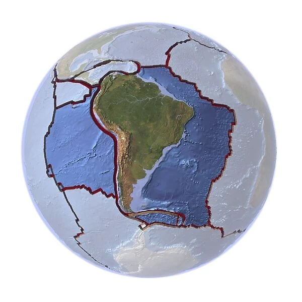 Global tectonics, South American Plate C016  /  3712