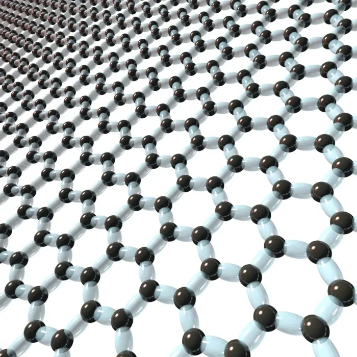 Framed Print : Graphene Print: A Computer Model of the Molecular Structure Framed Print : Graphene Print: A Computer Model of the Molecular Structure
