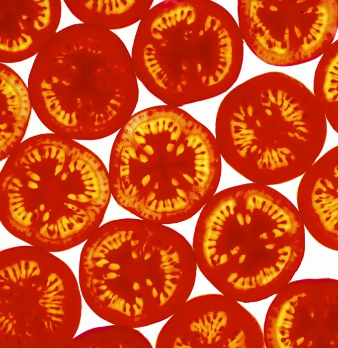 Framed Print : Tomato Slices Print Framed Print : Tomato Slices Print