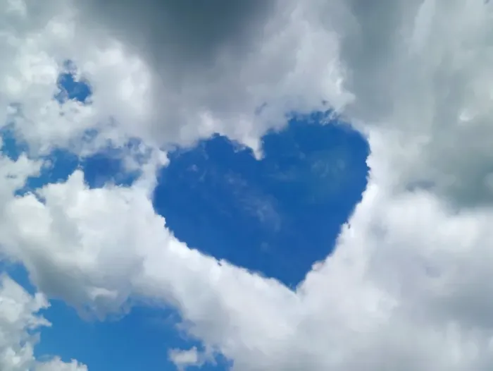 Framed Print : Heart-shaped cloud formation Print Framed Print : Heart-shaped cloud formation Print