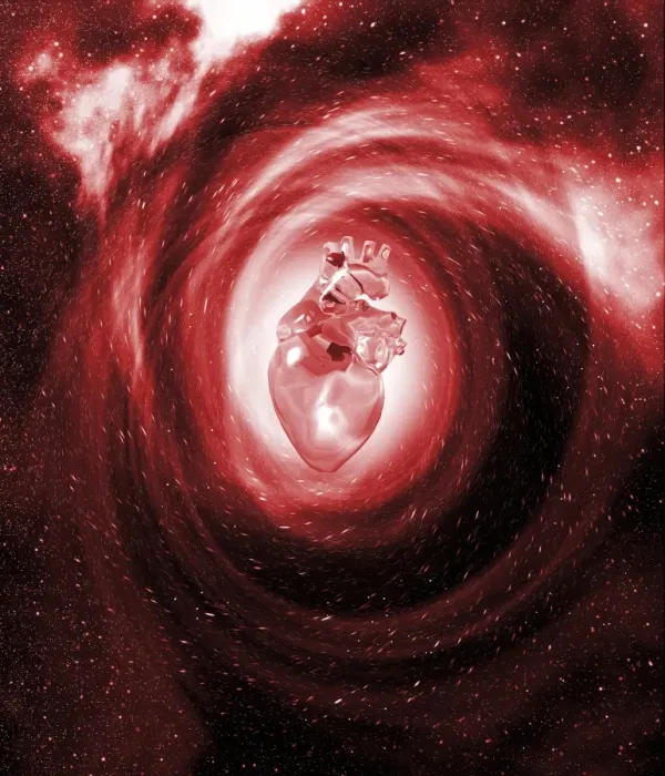 Framed Print : Heart in Space Print: Vortex Approach Framed Print : Heart in Space Print: Vortex Approach