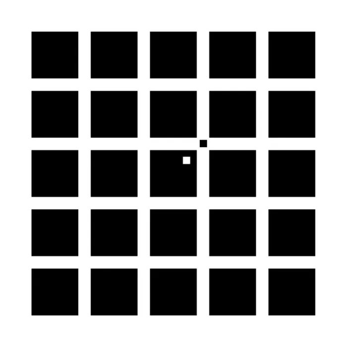 Framed Print : Hermann Grid Illusion Print Framed Print : Hermann Grid Illusion Print