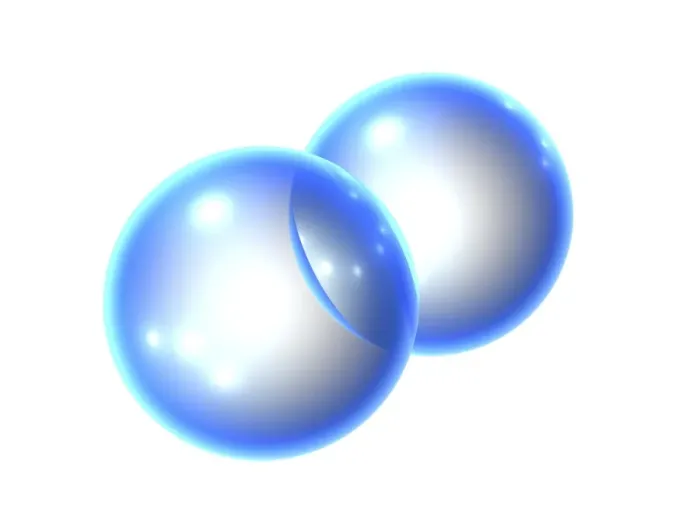 Framed Print : Hydrogen Molecule Print