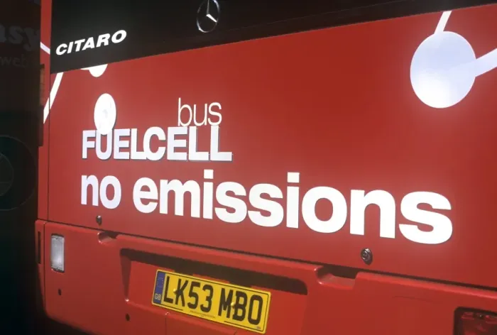 Framed Print : Hydrogen-Powered Bus Print Framed Print : Hydrogen-Powered Bus Print