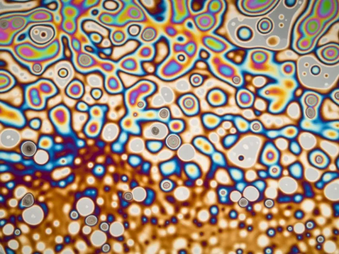 Framed Print : Interference Pattern Print of Soap Film Framed Print : Interference Pattern Print of Soap Film