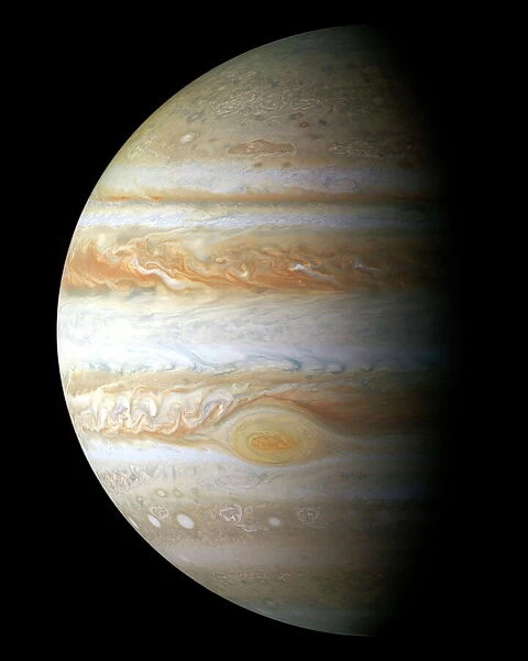 Jupiter. True colour optical image of Jupiter, taken