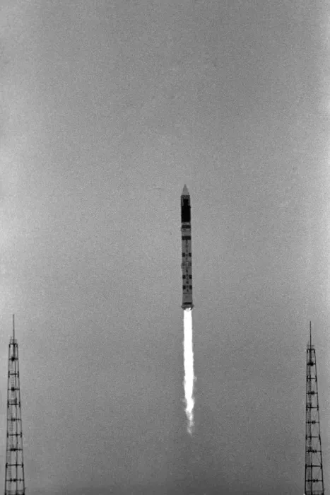 Framed Print : Bhaskara-2 Satellite Launch Print Framed Print : Bhaskara-2 Satellite Launch Print