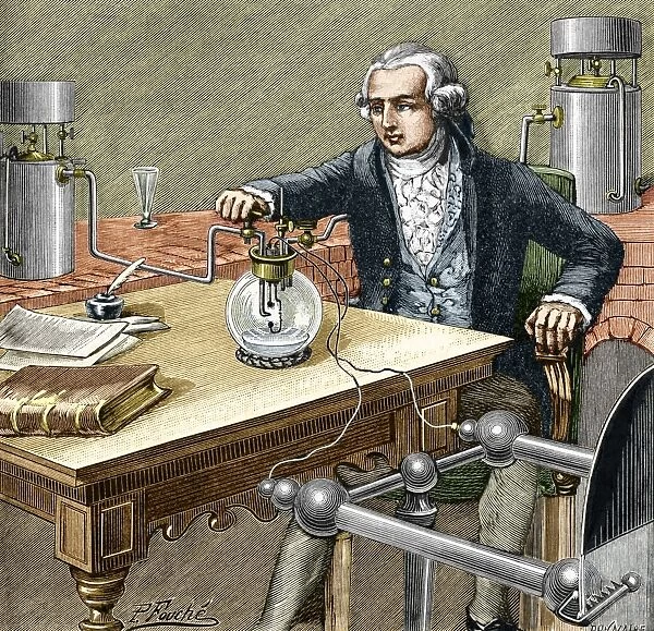 Lavoisier making water