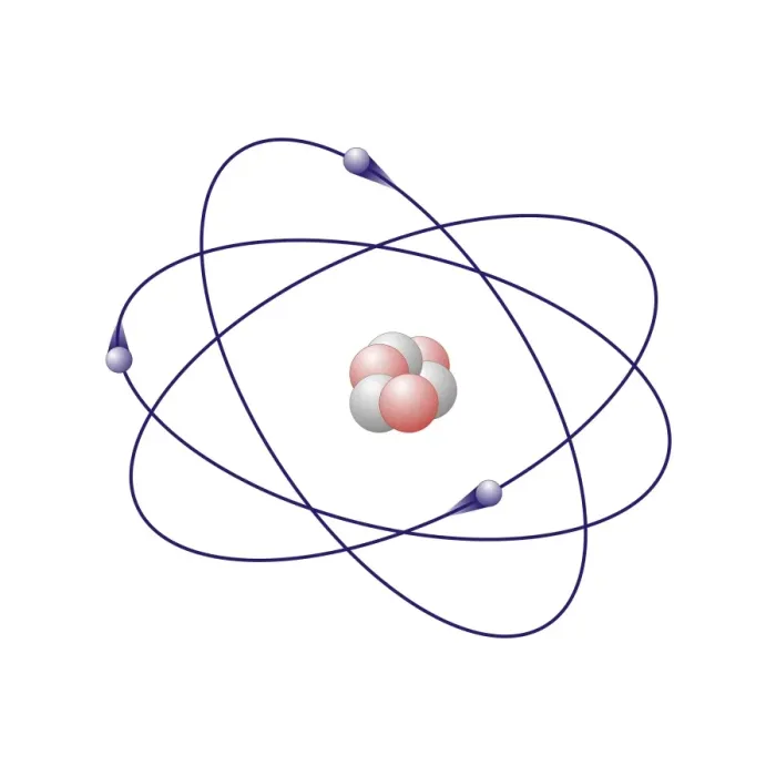 Framed Print : Lithium Atomic Model Print Framed Print : Lithium Atomic Model Print