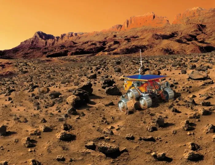 Framed Print : Mars Roving Vehicle Print Framed Print : Mars Roving Vehicle Print