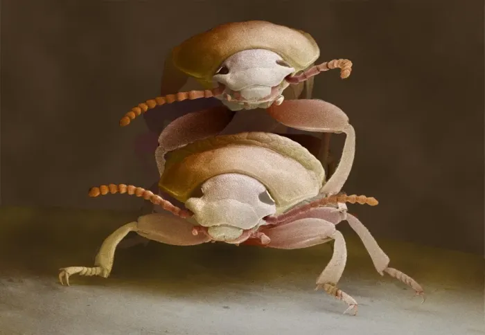 Framed Print : Mealworm Beetles Mating Print Framed Print : Mealworm Beetles Mating Print