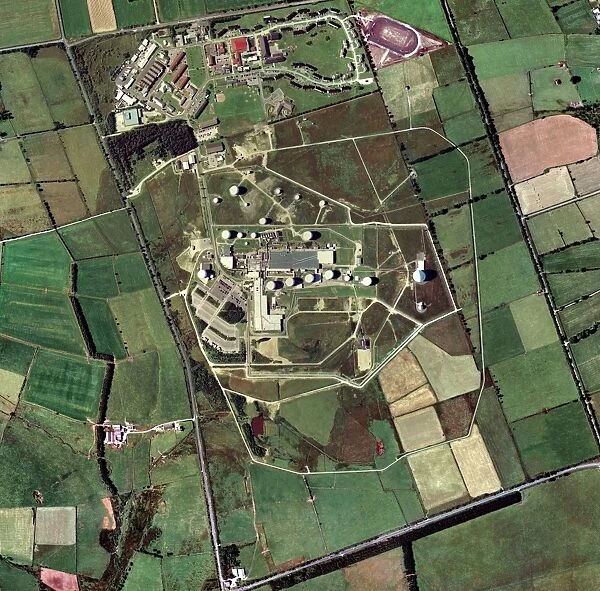 Menwith Hill spy base, aerial image