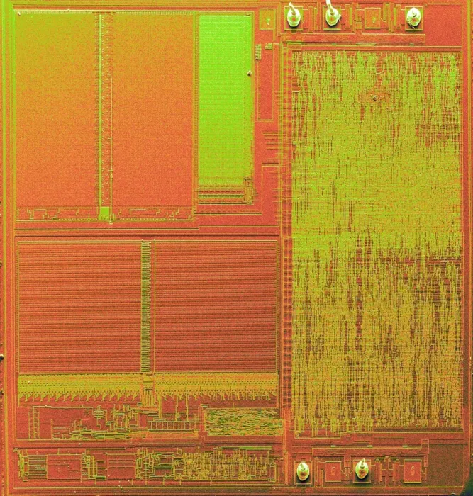 Framed Print : SEM Microchip Print: Coloured scanning electron micrograph of a credit card chip Framed Print : SEM Microchip Print: Coloured scanning electron micrograph of a credit card chip