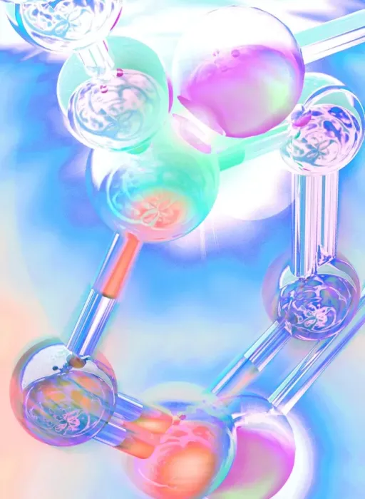 Framed Print : Molecular Structure Print Framed Print : Molecular Structure Print