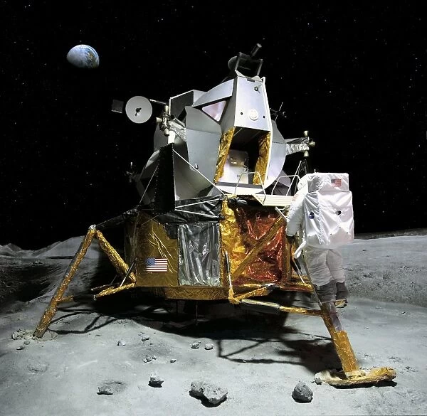 Moon landing, 21 July 1969
