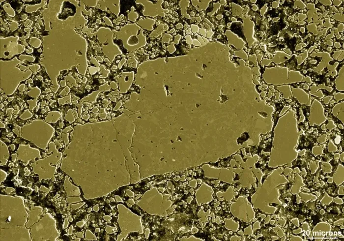 Framed Print : SEM Print of Moon Rock Surface Framed Print : SEM Print of Moon Rock Surface