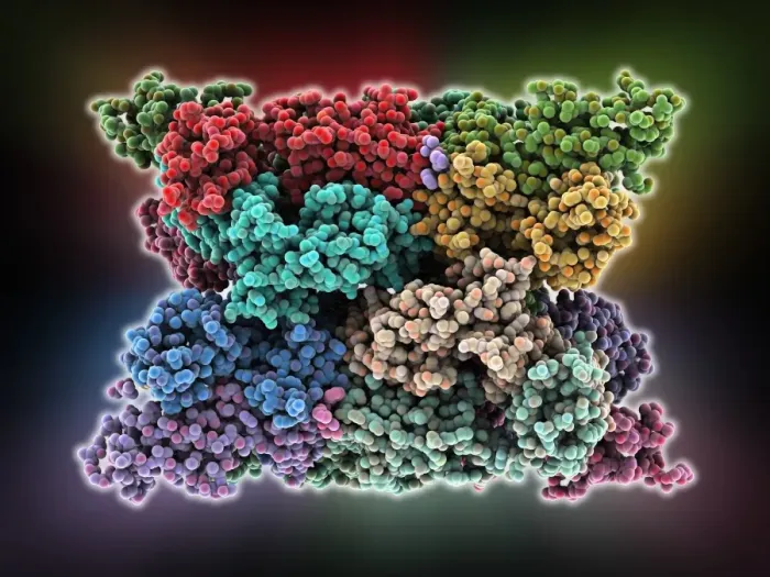 Framed Print : Multiple sclerosis protein complex Print, molecular model Framed Print : Multiple sclerosis protein complex Print, molecular model
