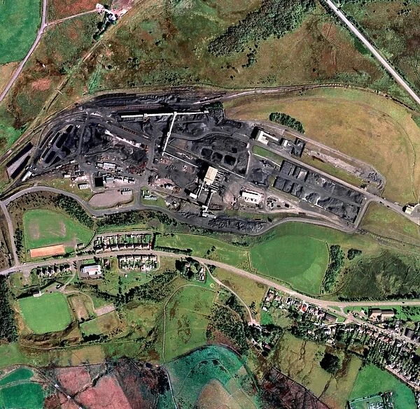 Nant Helen coal mine, UK, aerial image