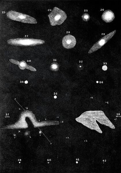 Nebulae drawn by William Herschel, 1811 C002  /  5044