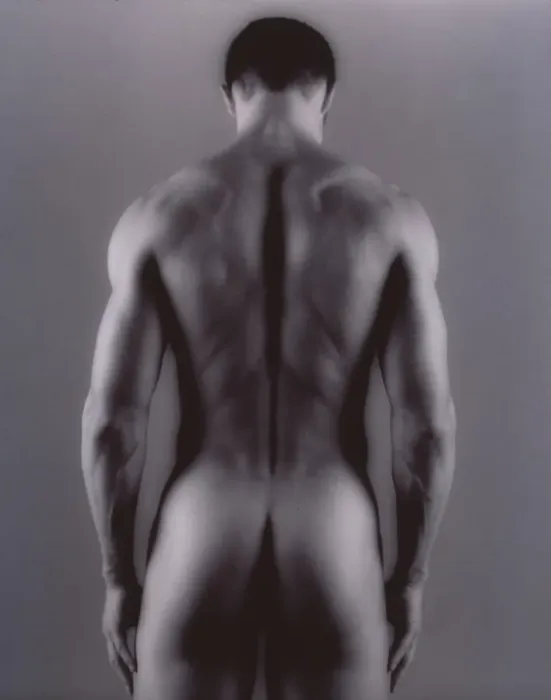 Framed Print : Nude man Print from behind Framed Print : Nude man Print from behind