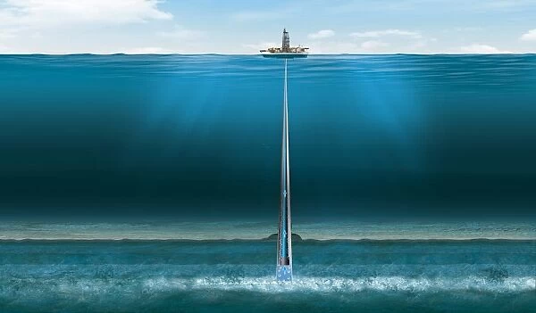 Offshore gas extraction, artwork C017  /  8036