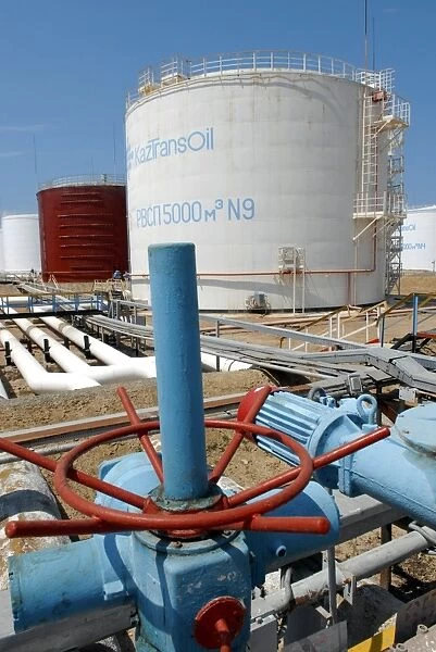 Oil pumping station, Kazakhstan