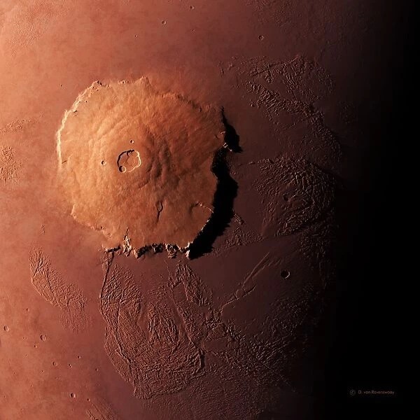 Olympus Mons, morning view