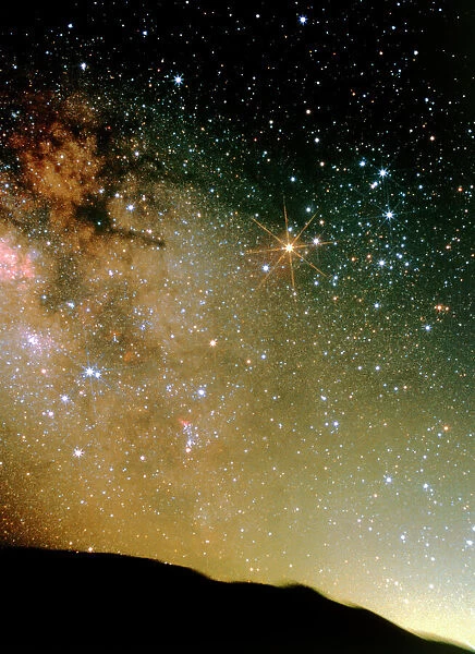 Optical image of the constellation Scorpius