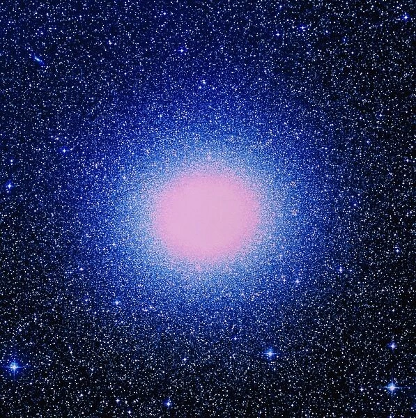 Optical image of globular cluster Omega Centauri