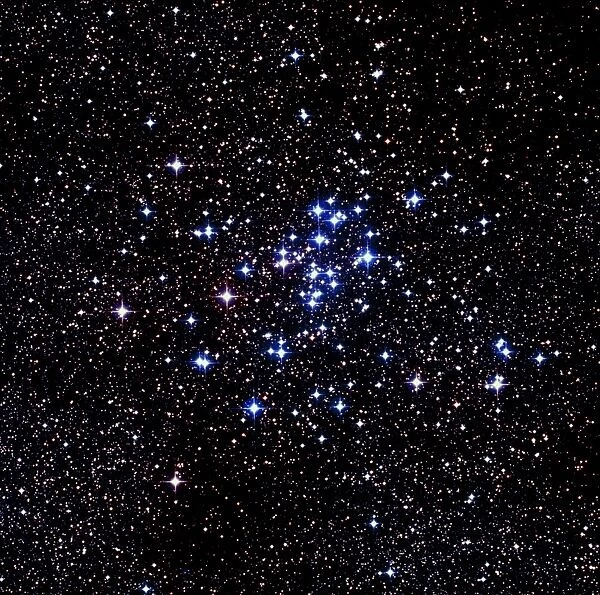 Optical image of the open star cluster NGC 6124