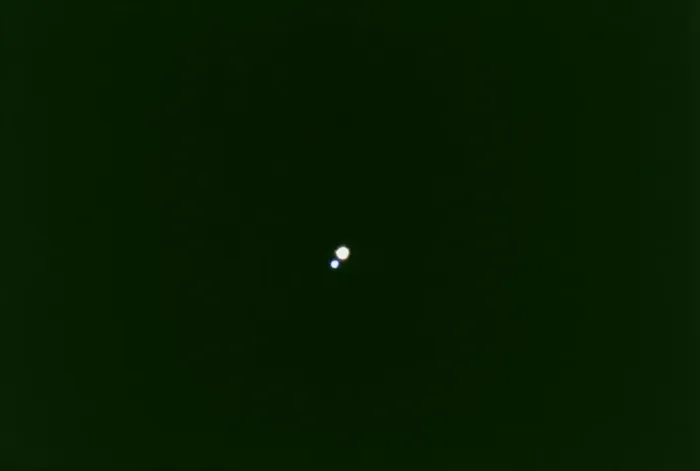 Framed Print : Optical Print of Almach Visual Binary Star System Framed Print : Optical Print of Almach Visual Binary Star System