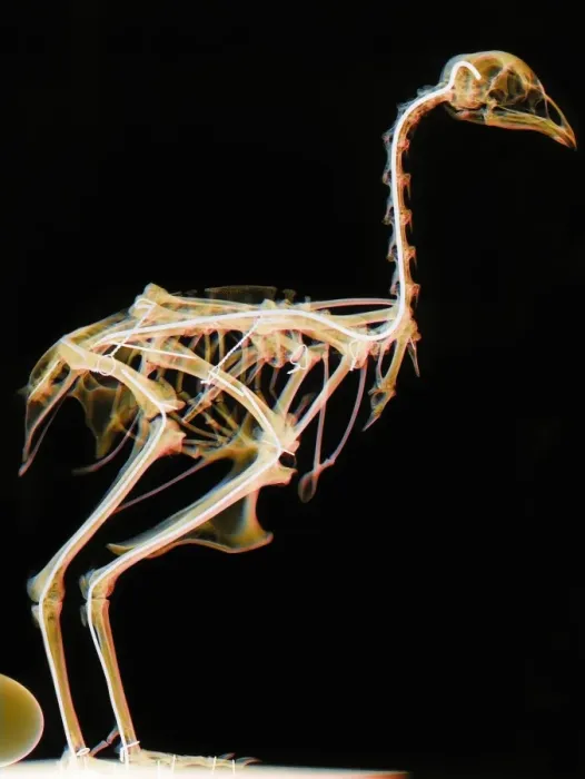 Framed Print : Large ostrich skeleton print Framed Print : Large ostrich skeleton print
