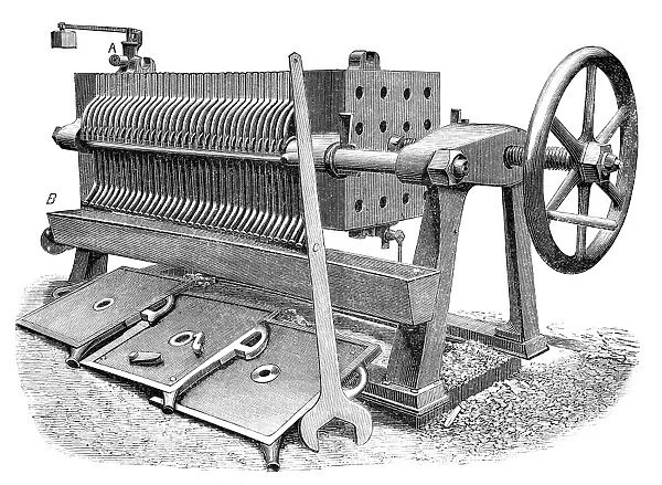 Paraffin press, 1889 C013  /  8779