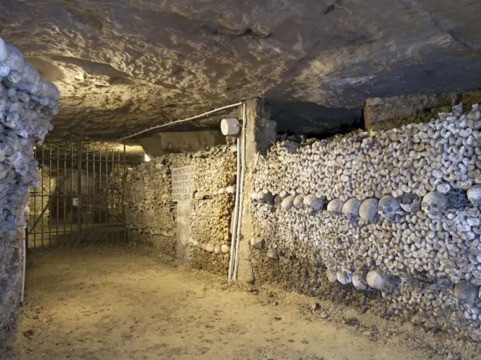 Framed Print : Paris Catacombs Print Framed Print : Paris Catacombs Print