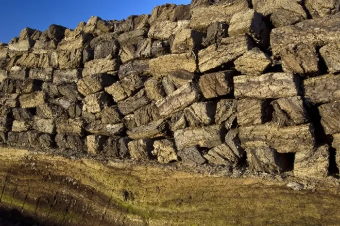 Framed Print : Peat Stack Print Framed Print : Peat Stack Print