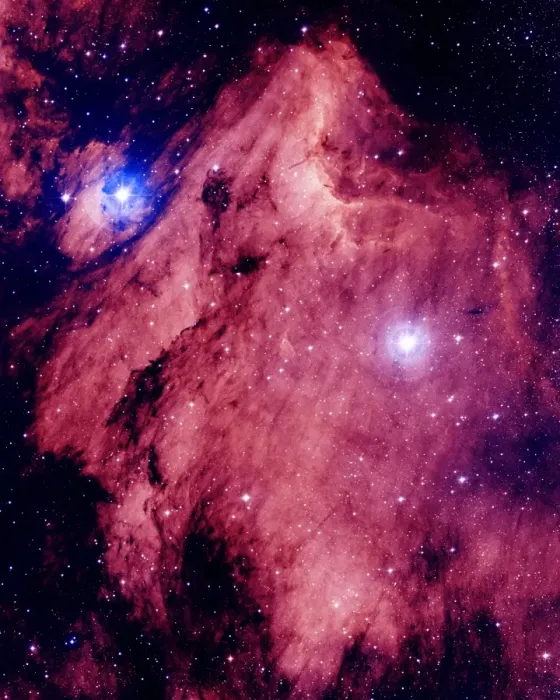 Framed Print : Pelican Nebula Print - Optical Image Framed Print : Pelican Nebula Print - Optical Image