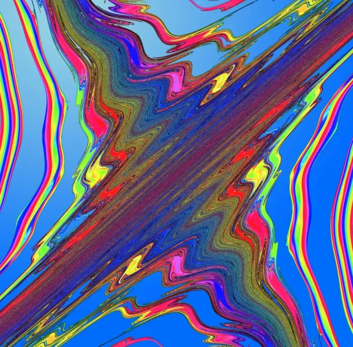 Framed Print : Chaos Map Print: A Computer-Generated Image of a Chaotic System Framed Print : Chaos Map Print: A Computer-Generated Image of a Chaotic System
