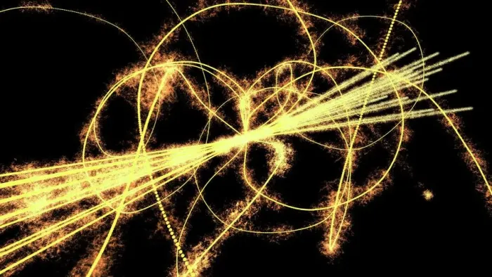 Framed Print : Particle Physics Experiment Print Framed Print : Particle Physics Experiment Print