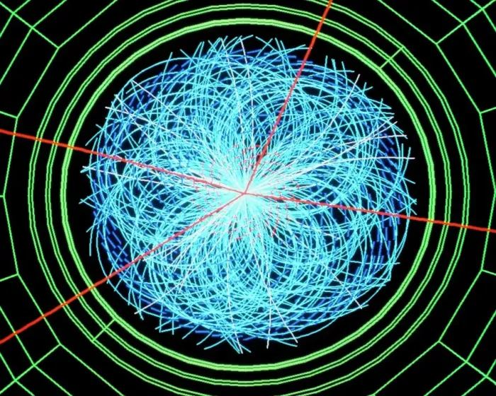 Framed Print : Simulation of Higgs boson production Print Framed Print : Simulation of Higgs boson production Print