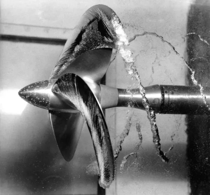 Framed Print : Propeller Cavitation Print Framed Print : Propeller Cavitation Print