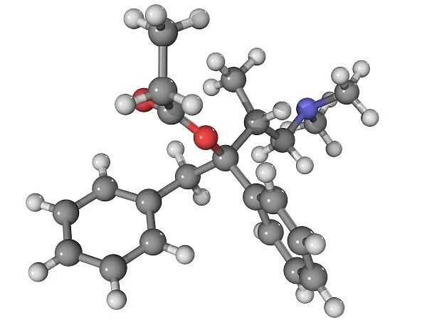 Propoxyphene drug molecule