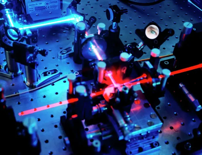 Framed Print : Quantum Cryptography Equipment Print Framed Print : Quantum Cryptography Equipment Print