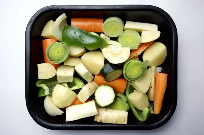 Framed Print : Raw Vegetable Print - Roasting Preparation Framed Print : Raw Vegetable Print - Roasting Preparation
