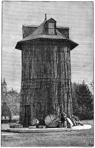 Redwood tree house, 19th century