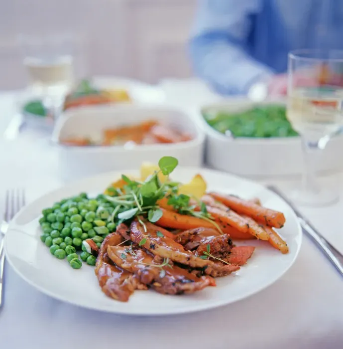 Framed Print : Roast Meal Print Framed Print : Roast Meal Print