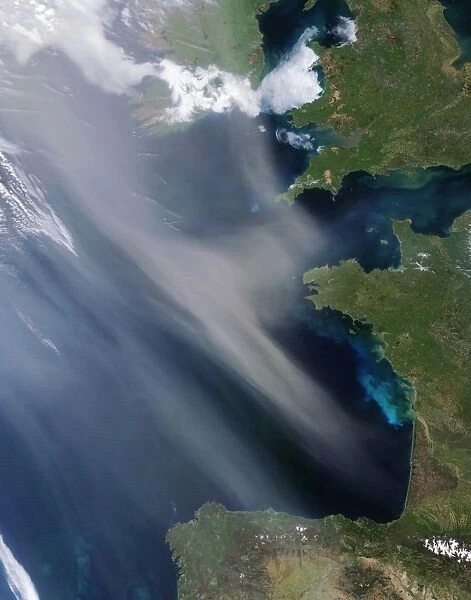 Saharan dust plume, Bay of Biscay C016  /  3874