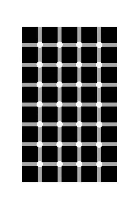 Framed Print : Scintillating Grid Illusion Print Framed Print : Scintillating Grid Illusion Print