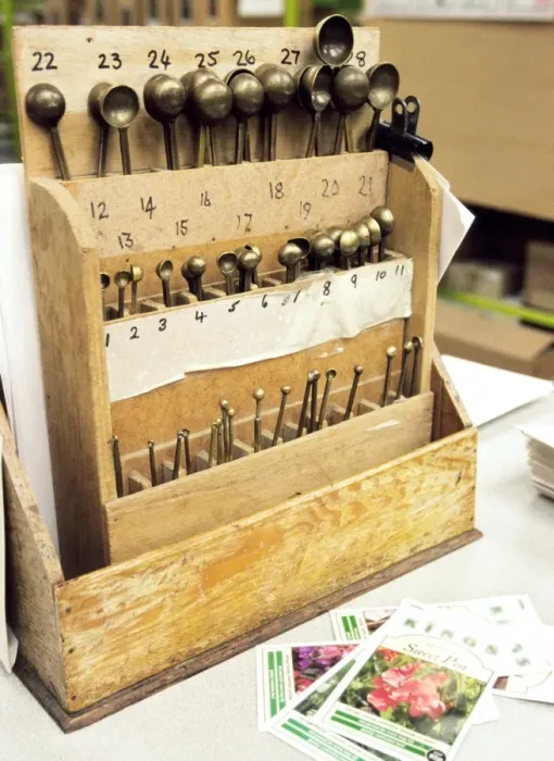 Framed Print : Seed Counter Spoons Print Framed Print : Seed Counter Spoons Print