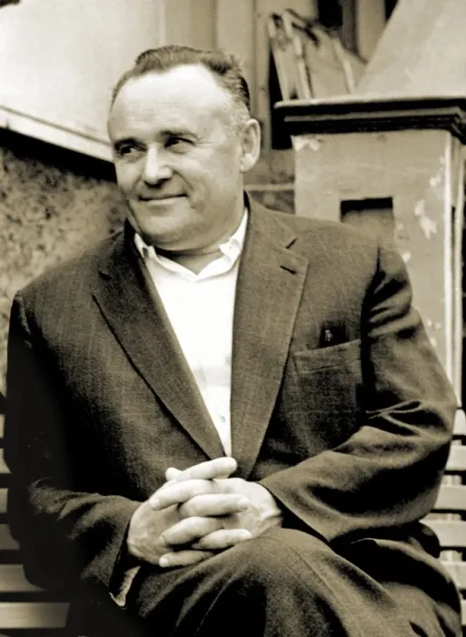 Framed Print : Print of Sergei Korolev, Soviet rocket scientist in a formal pose Framed Print : Print of Sergei Korolev, Soviet rocket scientist in a formal pose